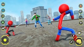 screenshot of StickMan Rope Hero Spider Game