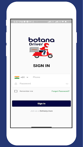 botana delivery partner Screen 2