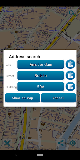 Map of Amsterdam offline Screen 3