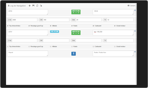 Simple VFR Navigation Log Screenshot 3 - AppWisp.com