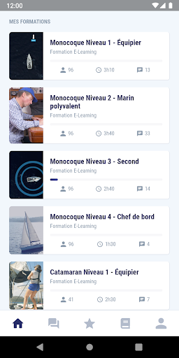 Android application Ocean Skills Mobile Learning screenshort