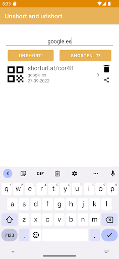 Unshort & urlshortener Screen 3