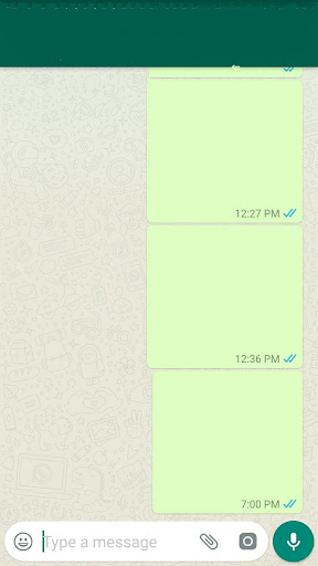 Android application Invisible Text screenshort