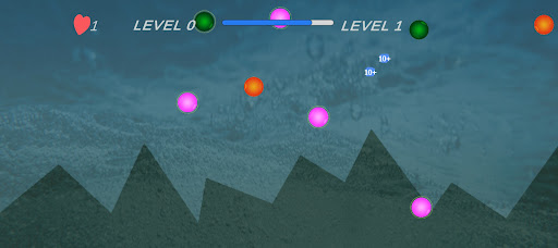 Android application Escape Bubble : Hit and Escape screenshort
