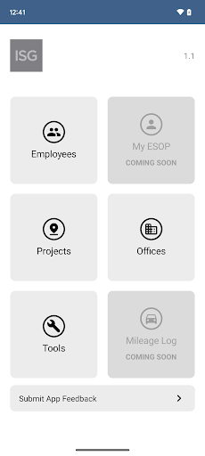 Android application ISG screenshort