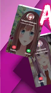 Anime Girl Fake Video Call