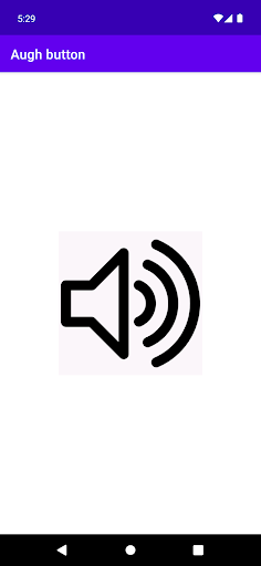 Android application Aughhhh button screenshort