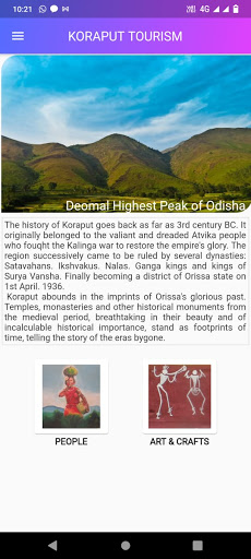 KORAPUT TOURISM Screen 2