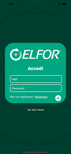 Android application Elfor Configurator screenshort
