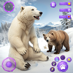 Arctic Polar Bear Family Sim