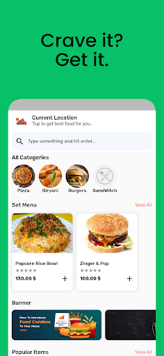 Android application IFood - User screenshort