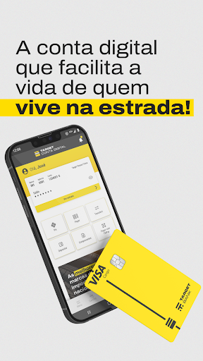 Android application Target Conta Digital screenshort