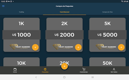 Wallet Investment App Screenshot