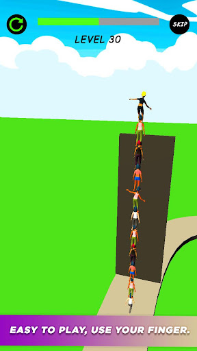 Stack Human Tower - Tower Jumping Game