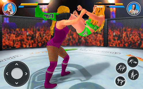 Girls Fighting Wrestling Games screenshots apk mod 3