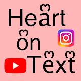 Heart On Text icon