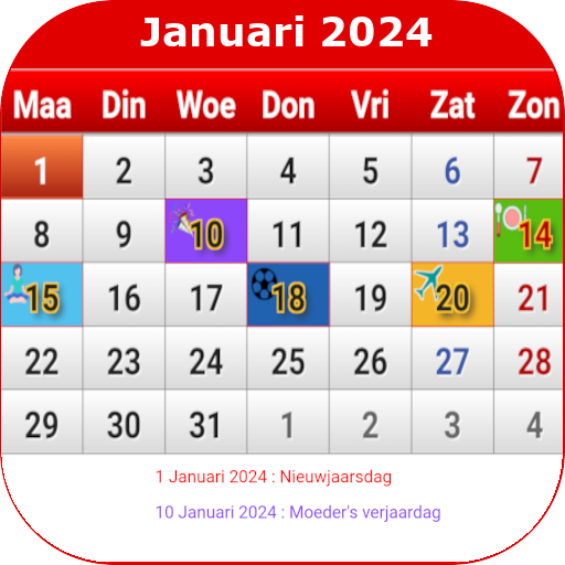 Nederland Kalender 2024 logo