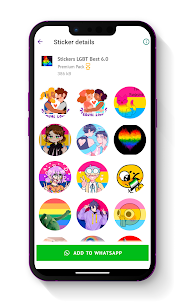 Stickers LGBT Para Wasap