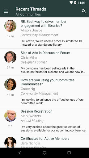 Android application Connect@ACRRM screenshort