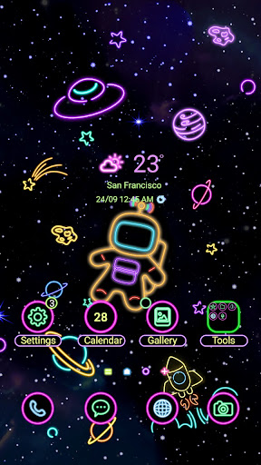 Android application Astronaut in Space - Wallpaper screenshort