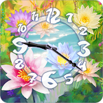 Sacred Flower Clock Widget Apk