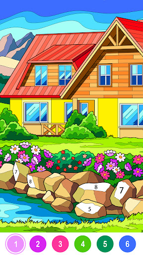 ColorPlanet® Paint by Number - Puzzle - games