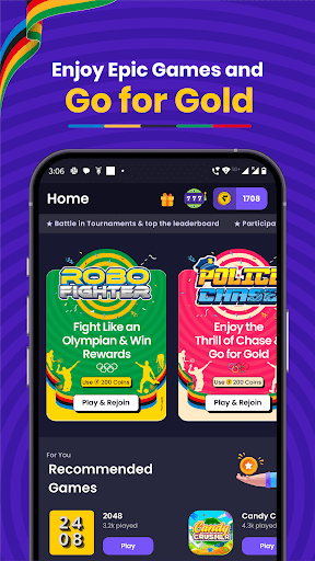 Android application Frolic Play Games screenshort