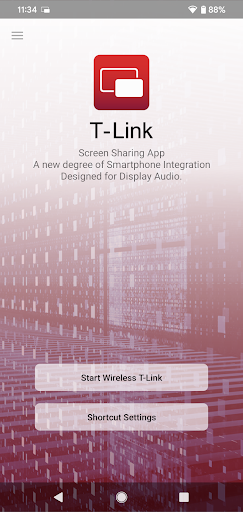 Android application T-Link screenshort