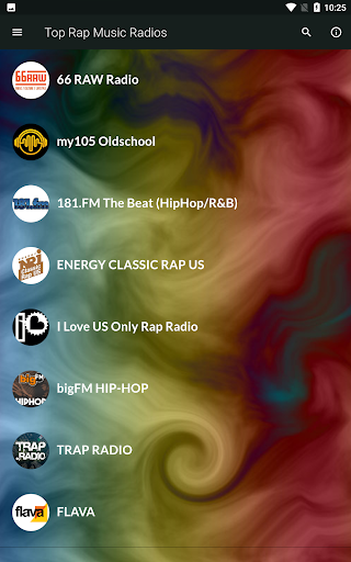 Android application Rap Radios Live screenshort