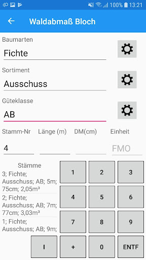 FMMForestMobile Screen 2