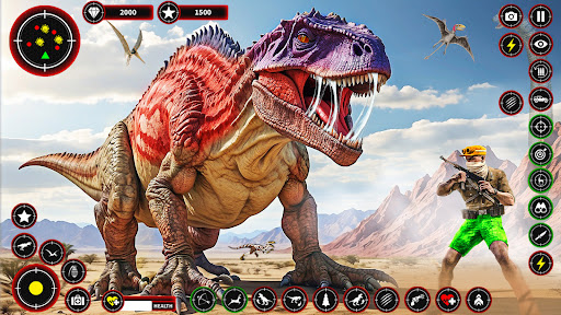 Wild Dino Shooting Hunter Game Screen 2