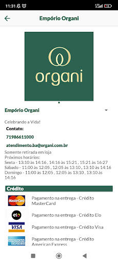 Empório Organi Screen 3