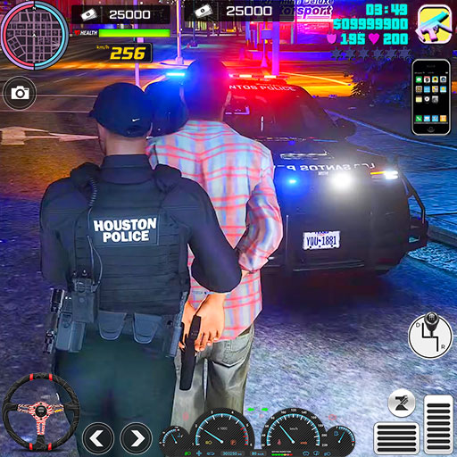 US Police Cop Car Driving 2025