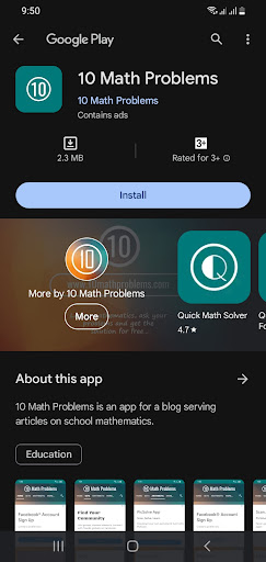 Math Apps Screen 2