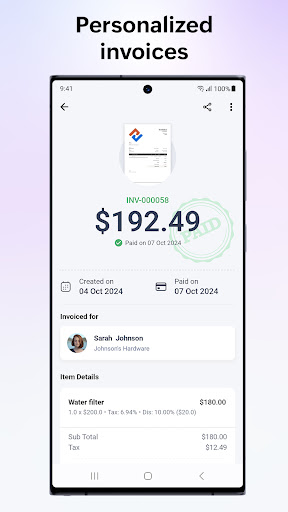Screenshot of Zoho Solo: For Solopreneurs