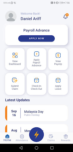 Android application Bolt Advance screenshort