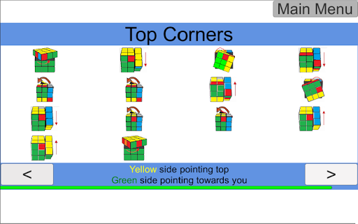 Cube Solution Screen 3