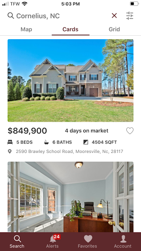 IJ Home Search Screen 2