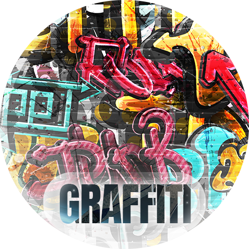 Duvar kağıtları 4K grafiti ile Windows'ta İndir