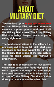 Super Military Diet : 3 Day Diのおすすめ画像1