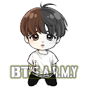 Chibi BTS Army Coloring Number 