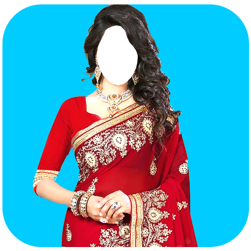 Women Bridal Saree Suit  Icon