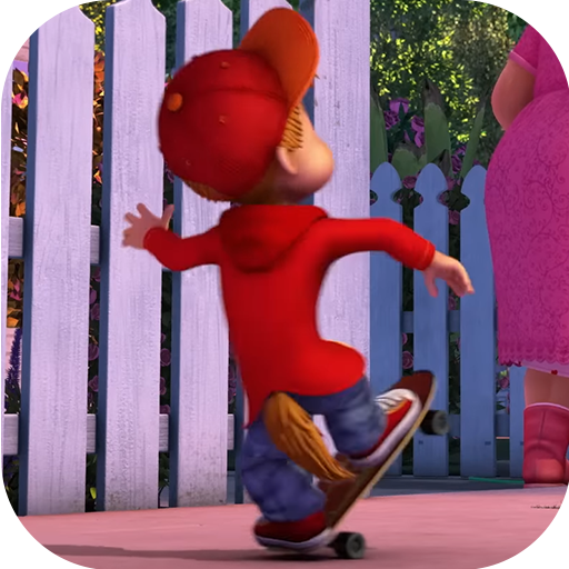 Super Alvin Game Cartoon World logo