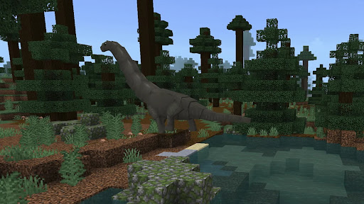 Dinosaurs in Minecraft PE