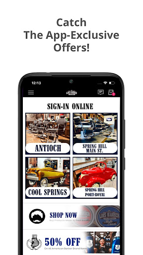 Android application Luis Classic Barbershop screenshort