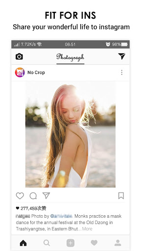 No Crop & Square for Instagram  Screenshots 1