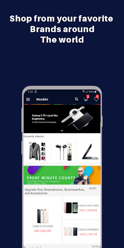 Android application Masikini: Online shopping screenshort