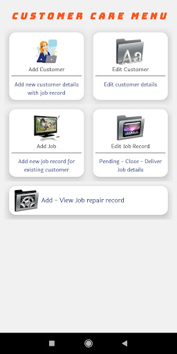 GLC Customer Care Module Screen 3