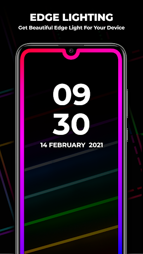 Edge Lighting  Colors Live Wallpaper of lighting