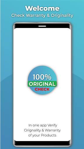 Android application Check Warranty & Originality screenshort